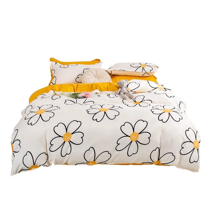 Selected Daisy Smiley Bedding Set Environmentally Friendly