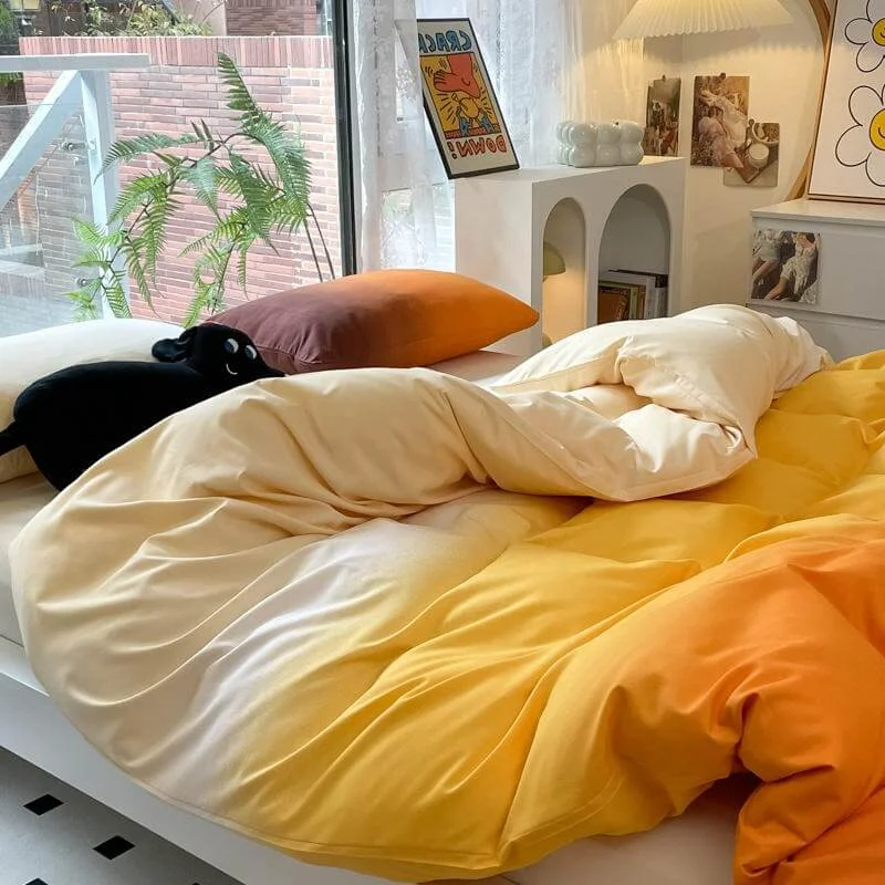 Detailed Color Gradients Bedding Set Organic