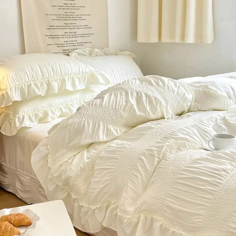 Optimized Chic Girl Ruffle Bedding Set Responsible