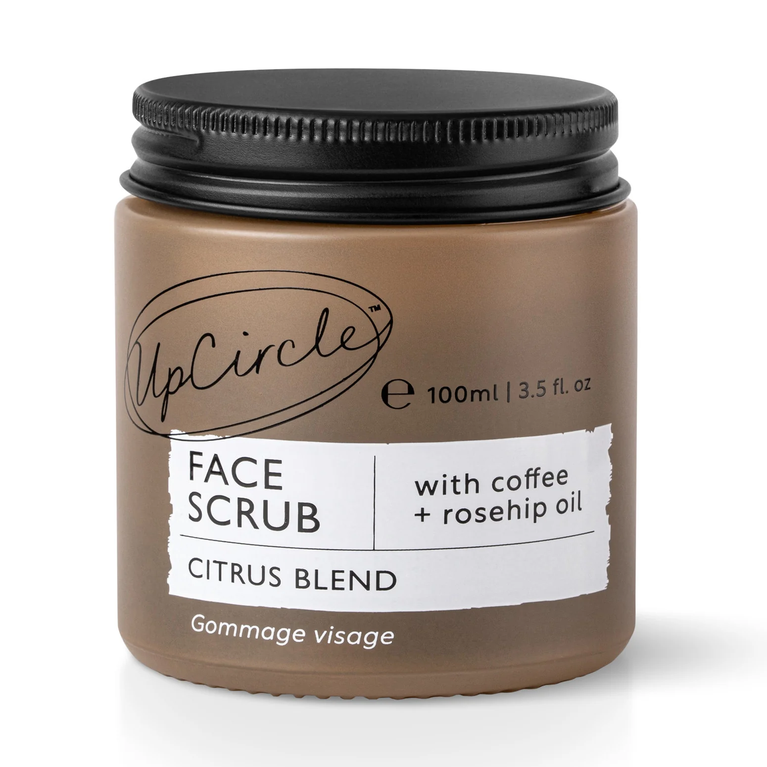 Genuine UpCircle Face Scrub with Coffee Rosehip Oil - Citrus Blend Contemporary
