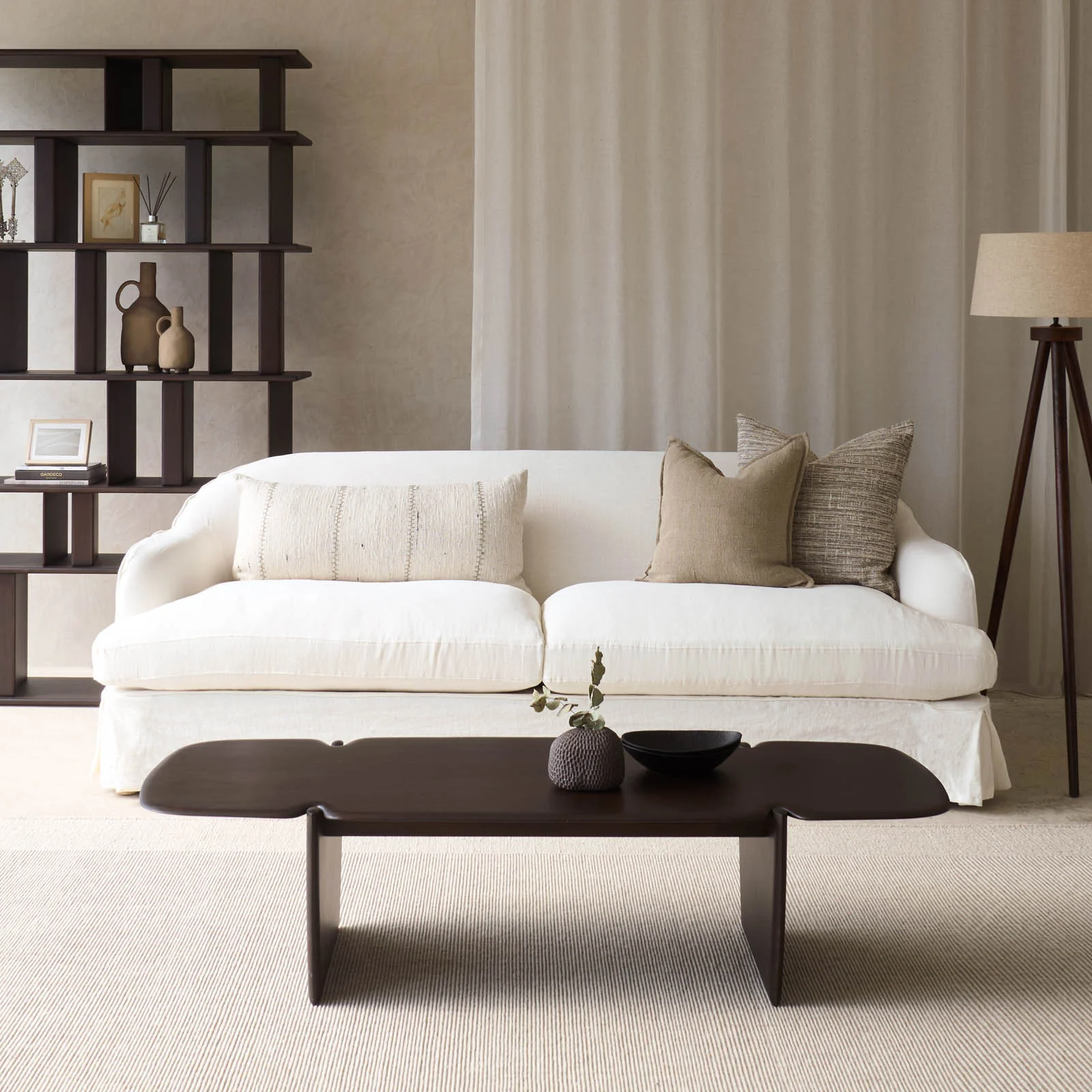 Original Design Trevi Fabric Sofa Off White 230cm Specialty