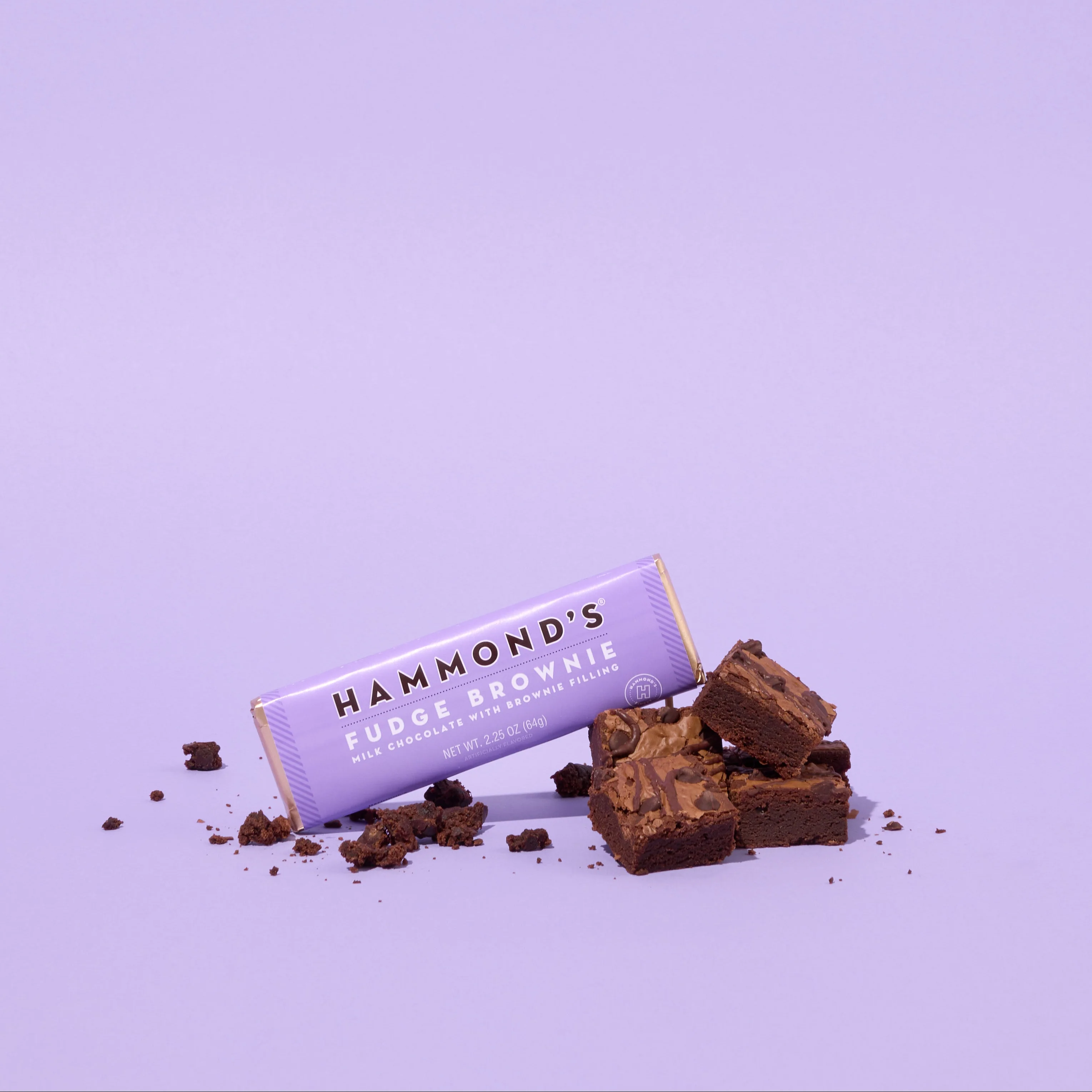 High-Quality Hammond s Fudge Brownie Milk Chocolate Bar 2.25 oz Responsible