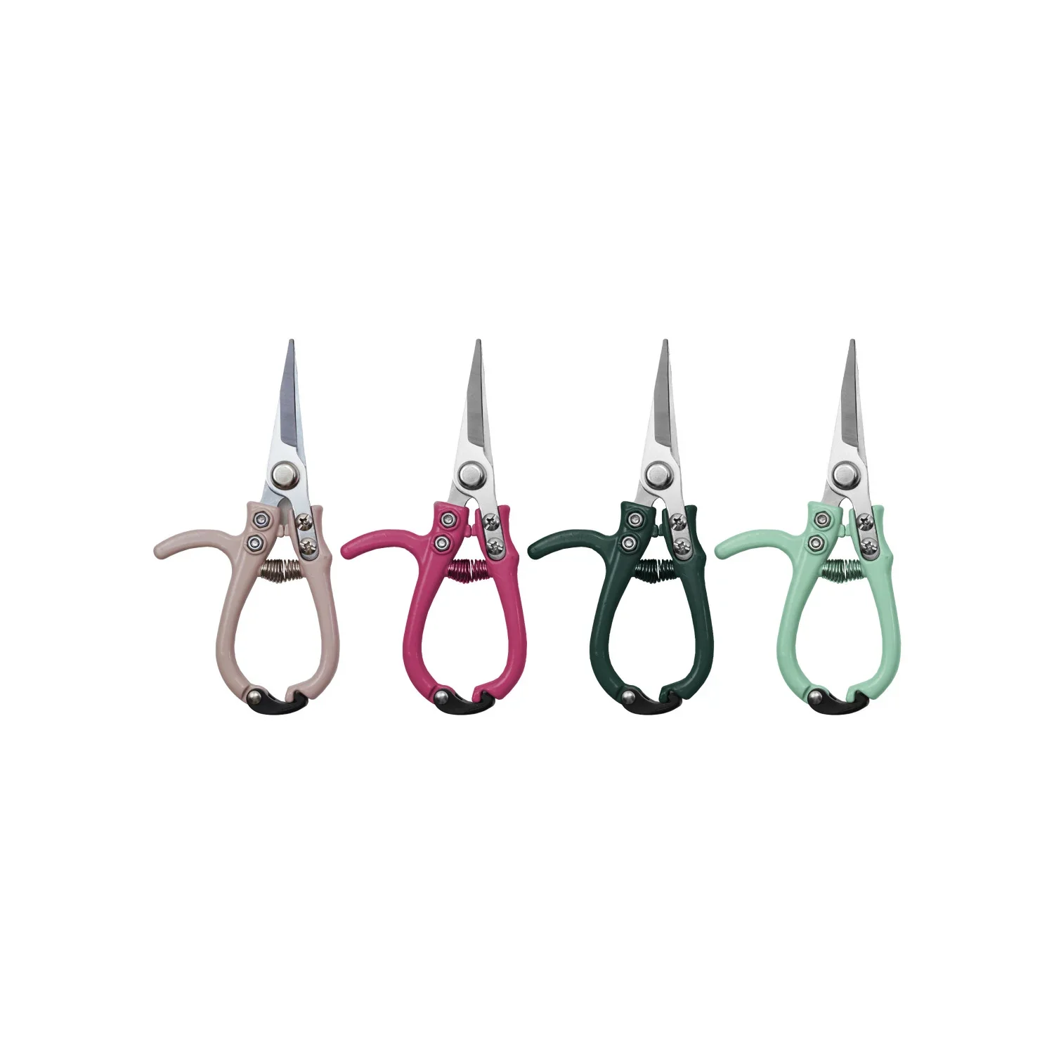 Innovative Carbon Steel Garden Pruning Shears Enameled Handle Natural