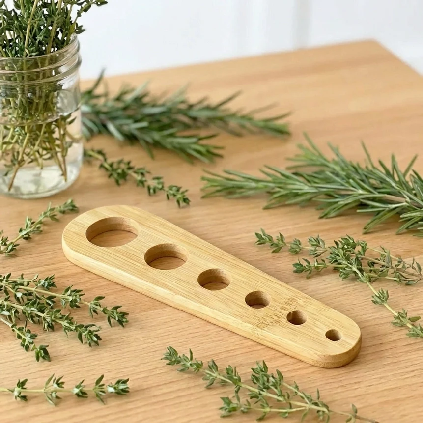 Contemporary Bamboo Herb Stripper Organic
