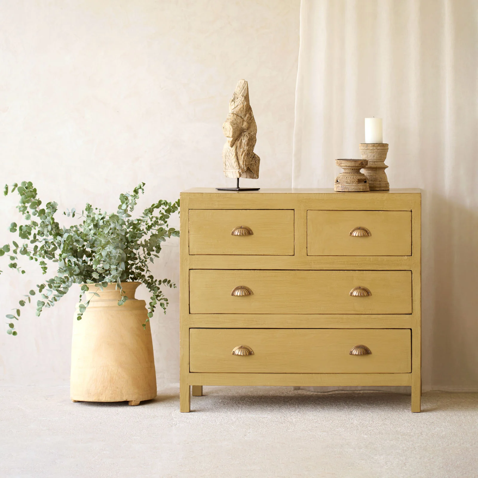 Soft Vintage Chest of Drawers Cumin Fast