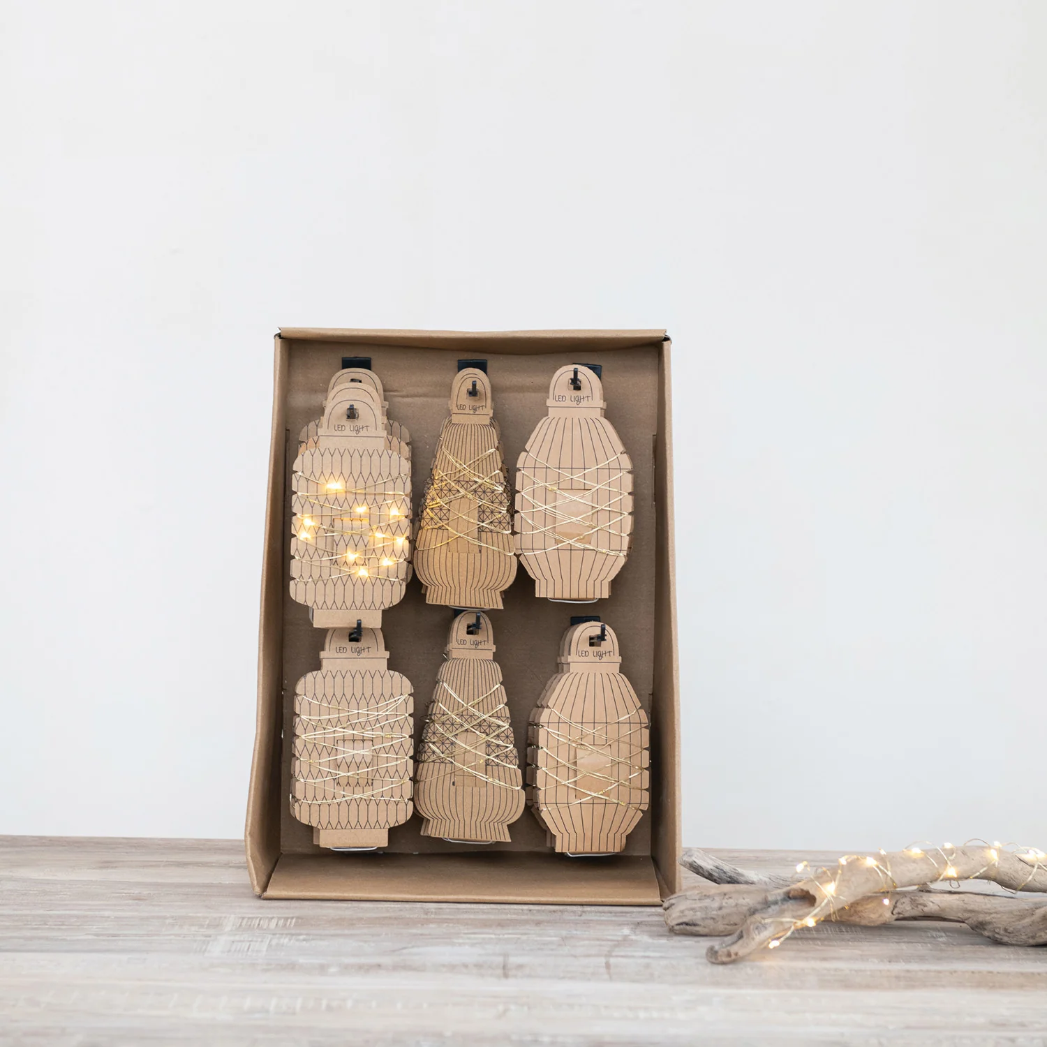 Responsible LED Paper Lantern String Lights – 86 Decorative Lights Pure