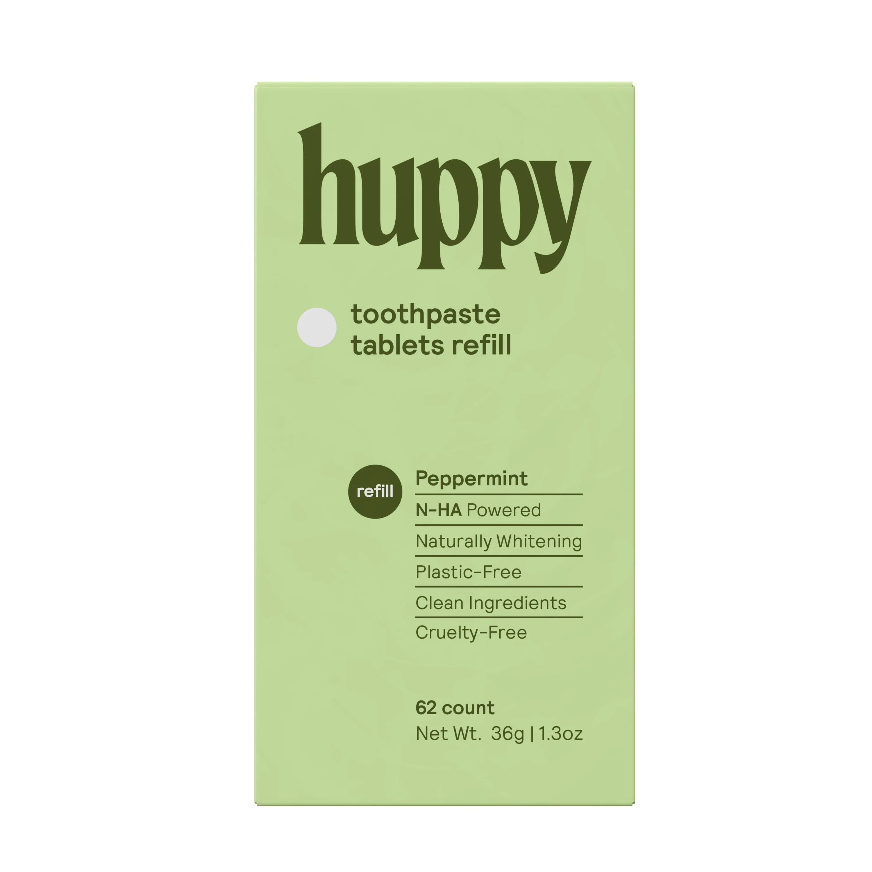Fast Huppy Toothpaste Tablets Refill Carefully Designed
