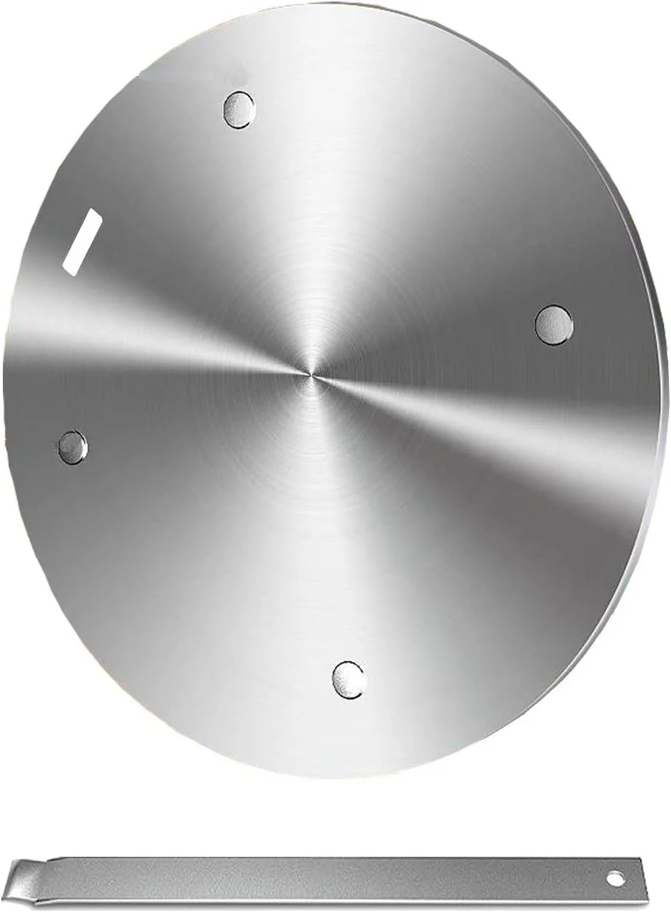 Next-Generation 11inch Heat Diffuser Plate Grouarty Stainless Steel Cooking Induction Adapter Simmer Plate for Electric Gas Glass Cooktop Hob Ring Efficient