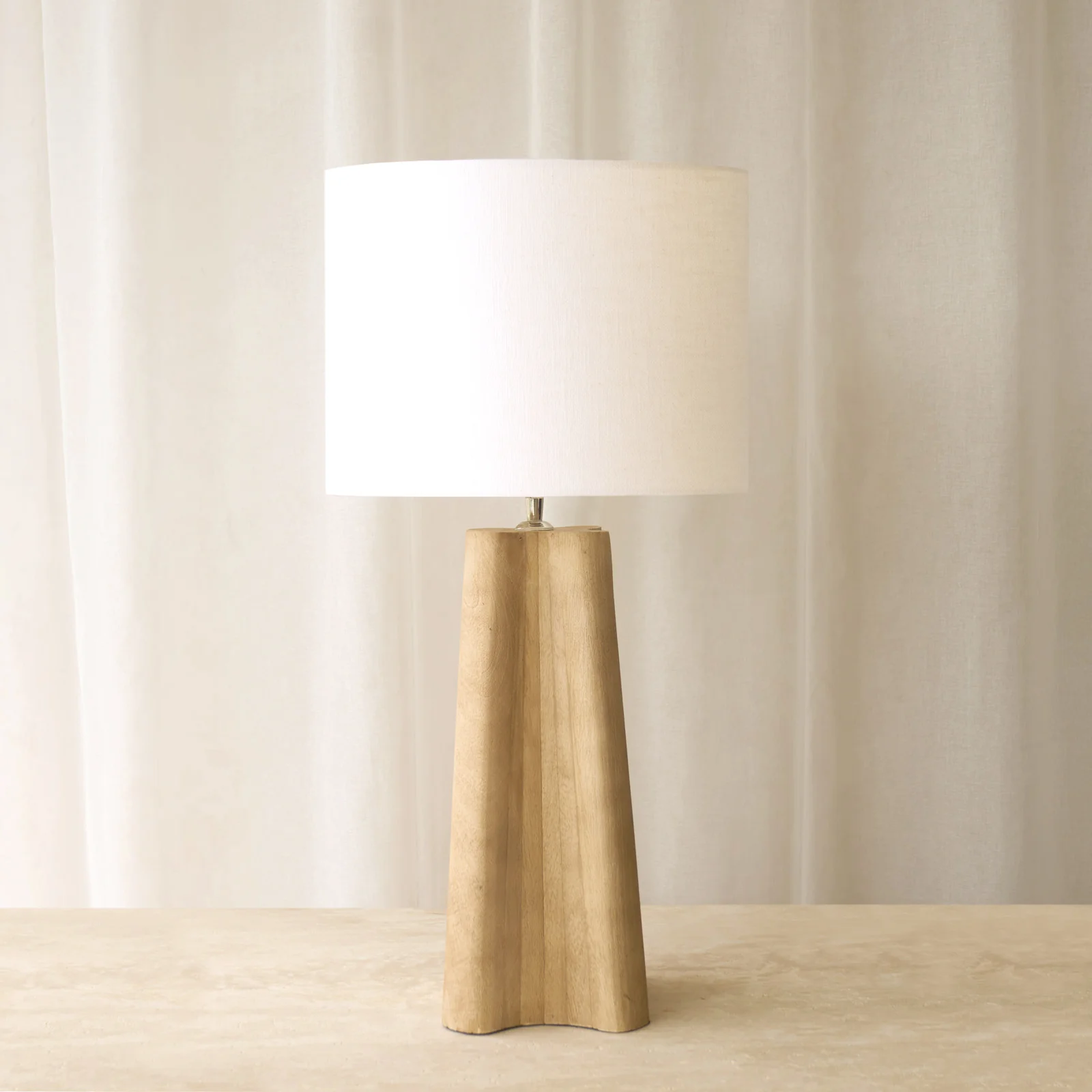 Clean Navelli Table Lamp Natural 47cm Modern