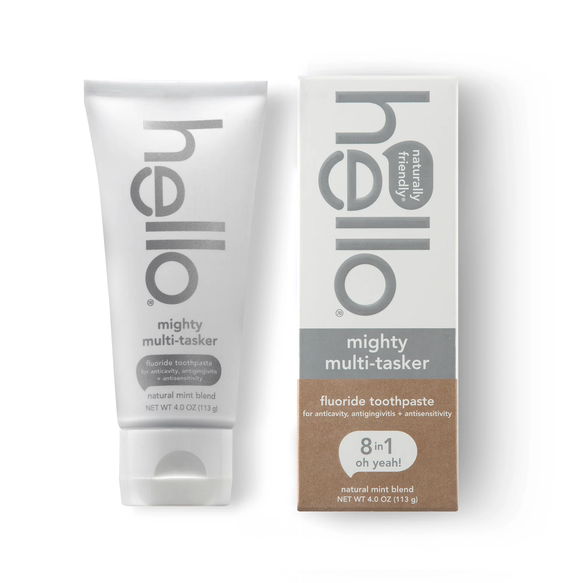 Carefully Designed hello Mighty Multi-Tasker Multi-Benefit Fluoride Toothpaste Artisan