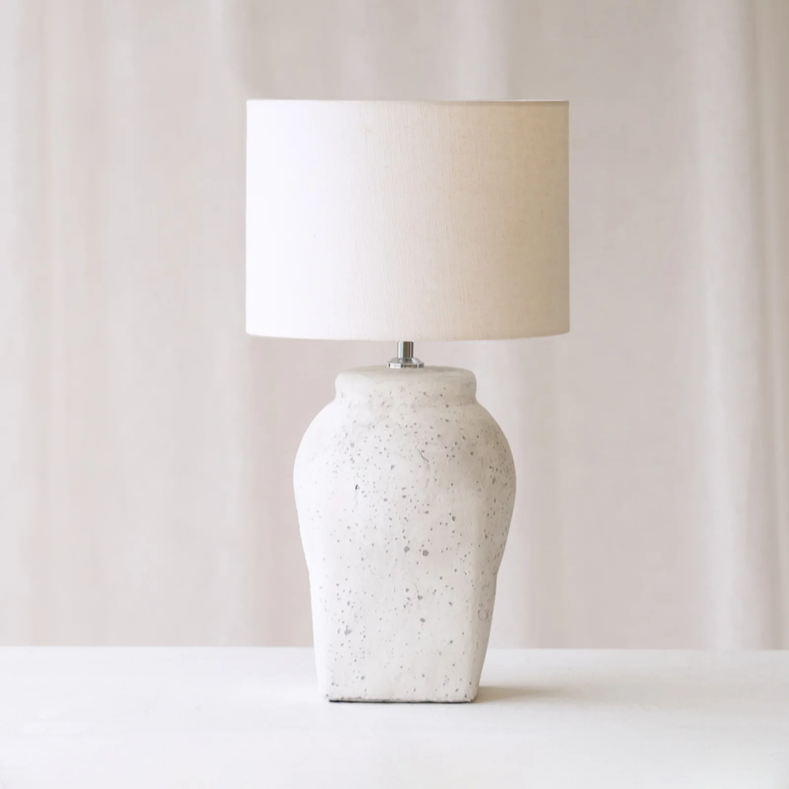 Dependable Hekla Table Lamp Light Grey 36cm Trusted