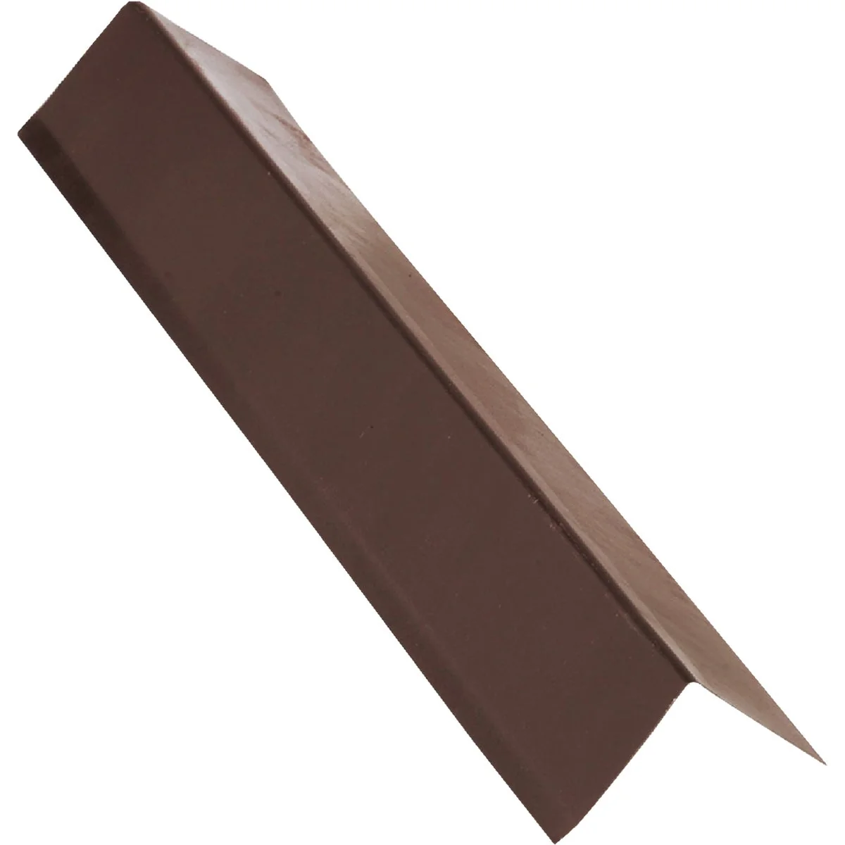 Professional NorWesco A 1-1 2 In. X 1-1 2 In. Galvanized Steel Roof Drip Edge Flashing Brown Soft