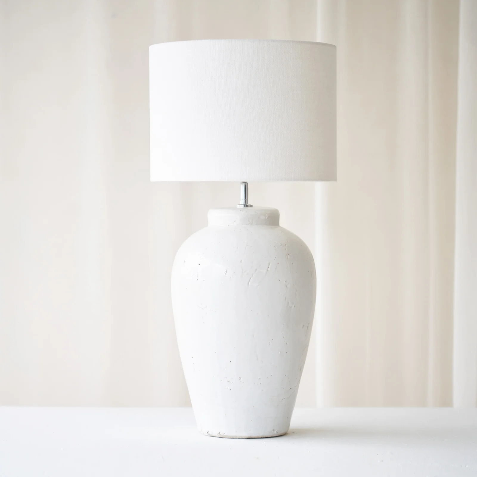 Smart Vesuvius Table Lamp White 55cm Detailed