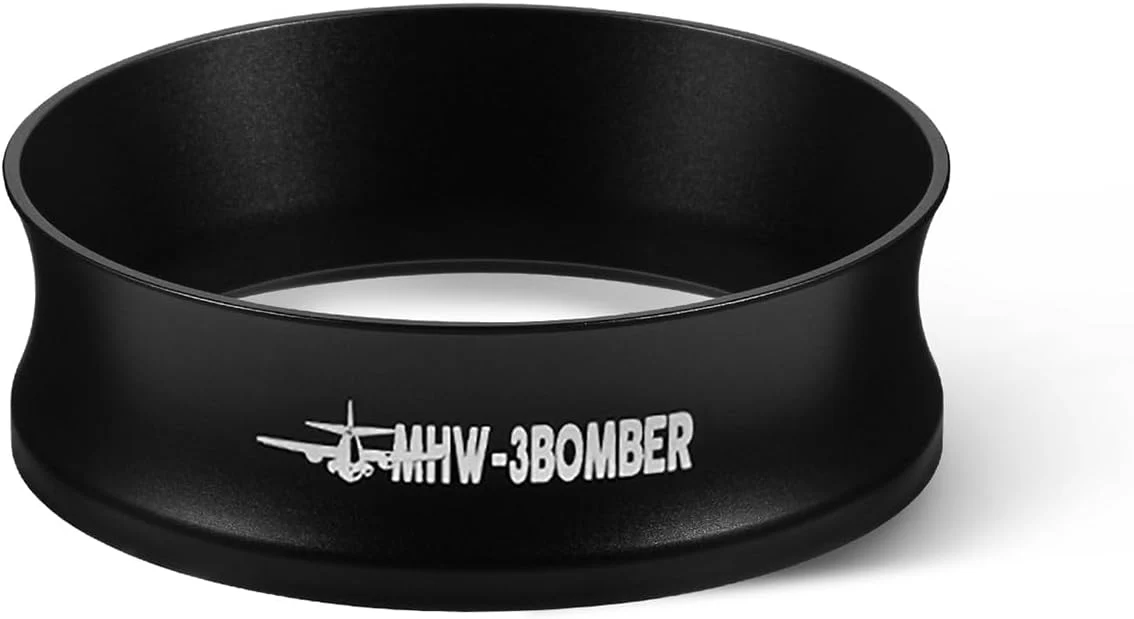 Verified MHW-3BOMBER 54mm Espresso Dosing Funnel Magnetic Coffee Dosing Ring Portafilter Funnel Barista Tools Compatible with 54mm Espresso Portafilter Modern
