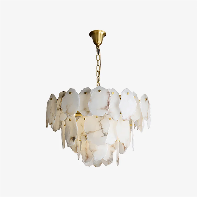 Enhanced Gloire Luxury Alabaster Chandelier Top-Quality
