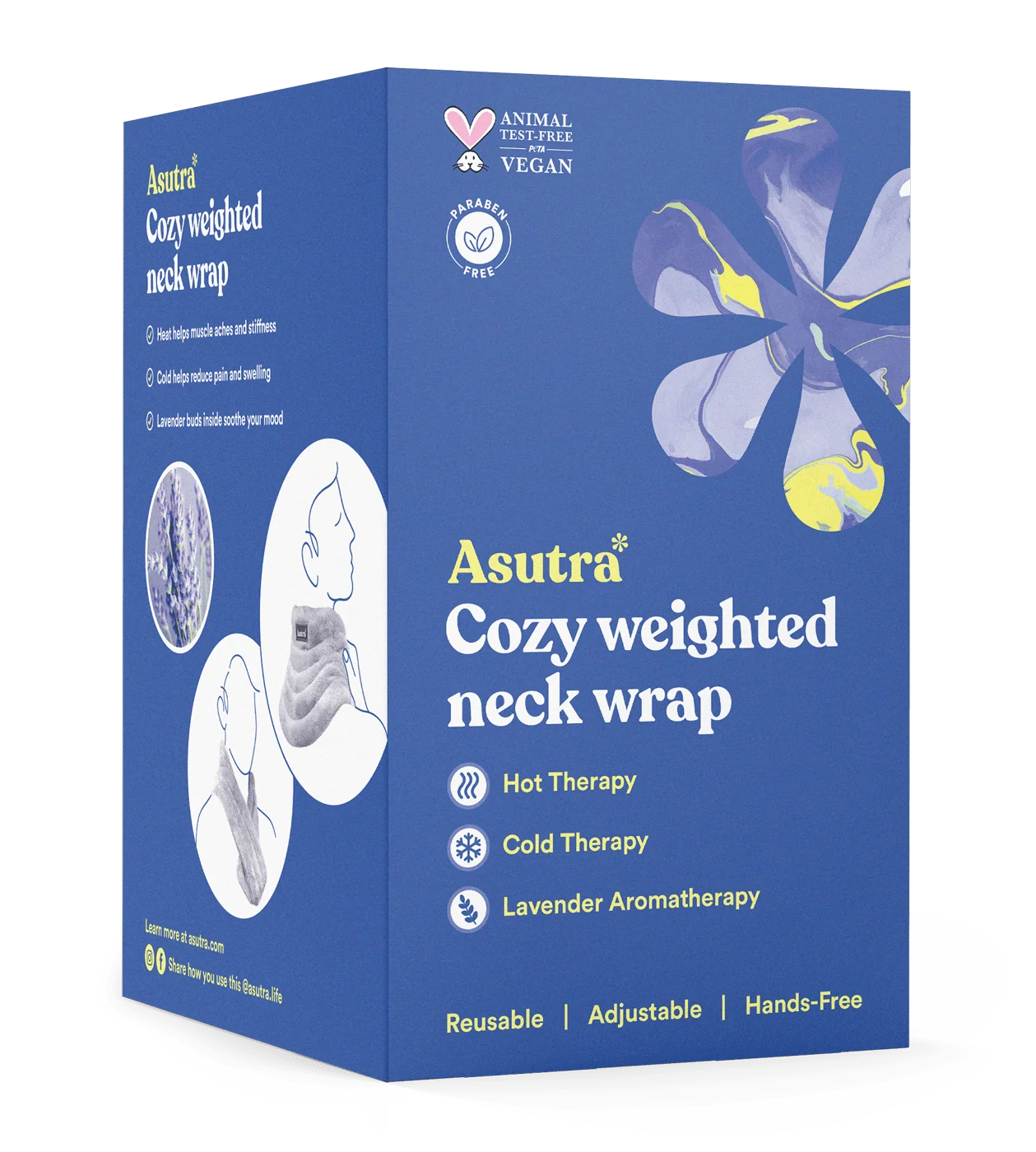 Eco-Friendly Asutra Cozy Weighted Neck Wrap Artisan