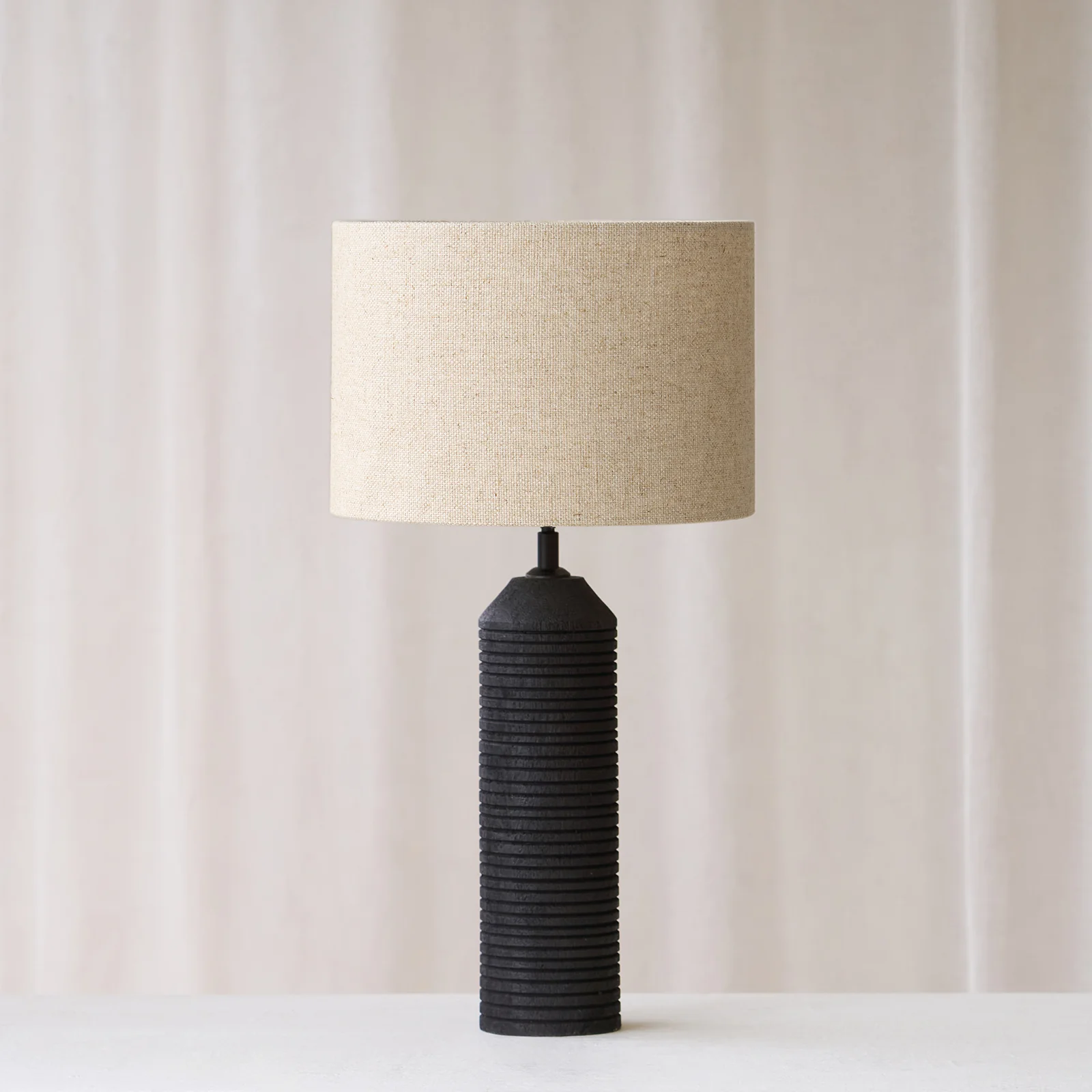 Fine Crafted Paolo Table Lamp Black 42cm Classic