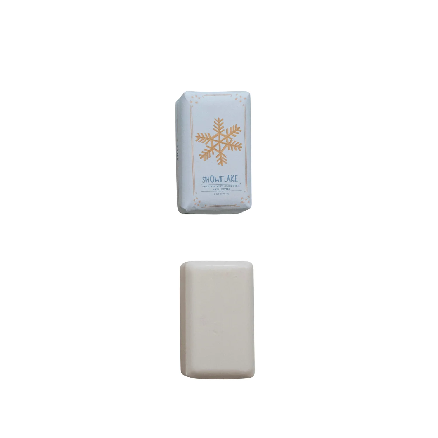 Superior Snowflake Olive Oil Shea Butter Bar Soap Stylish