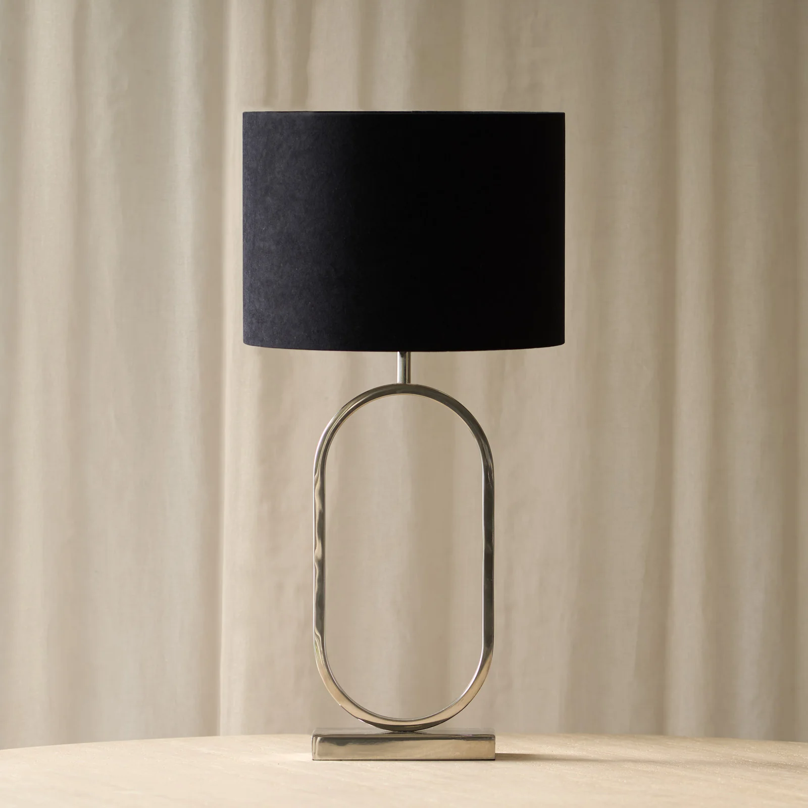 Proven Jamiri Table Lamp Nickel 45cm Pure