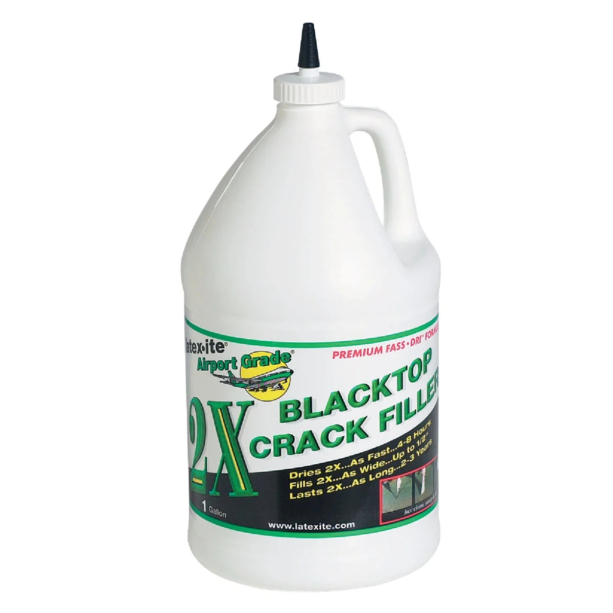 Fast Latex-ite 2X Airport Grade 1 Gal. Blacktop Crack Filler Minimalist