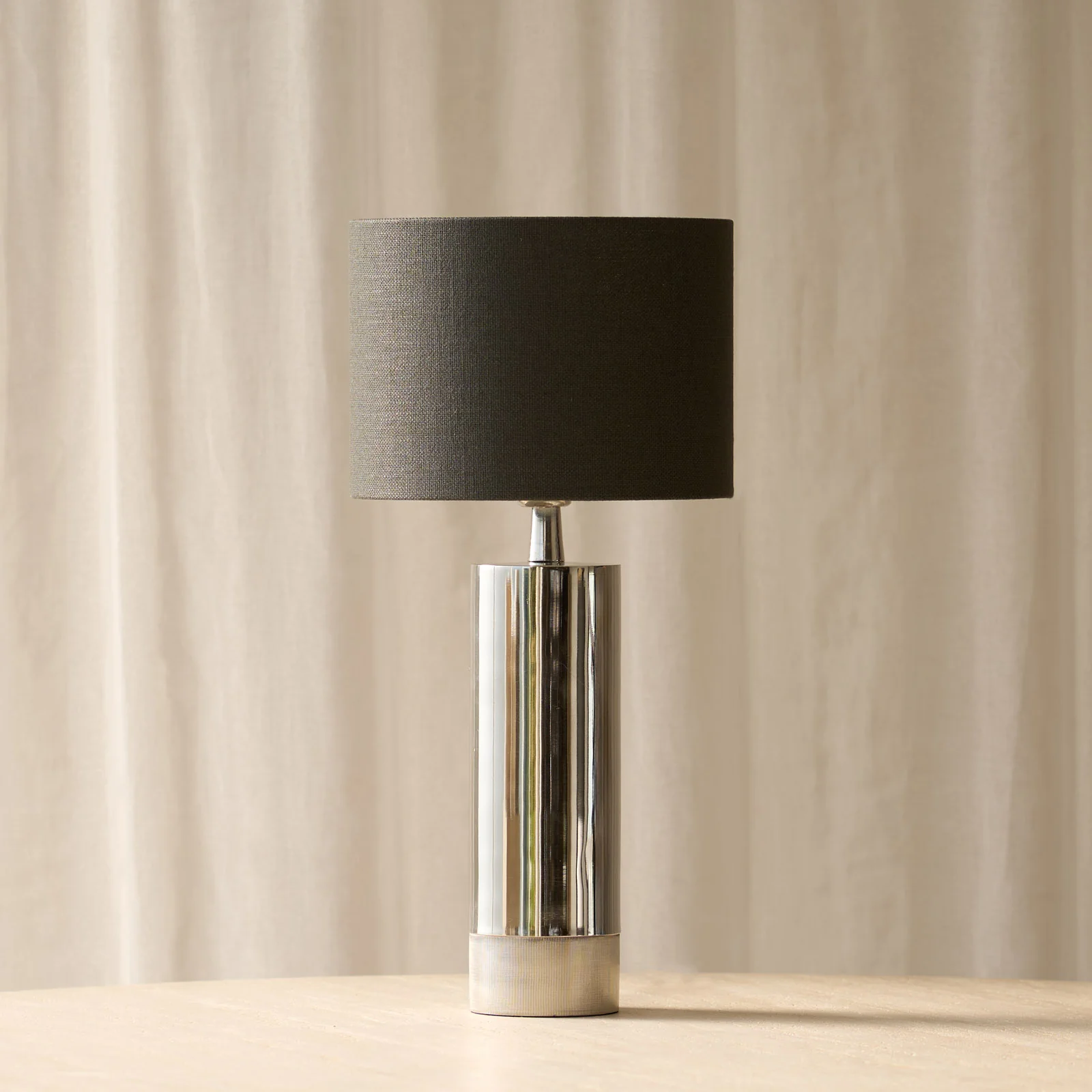 Proven Savi Table Lamp Nickel 36cm Pure