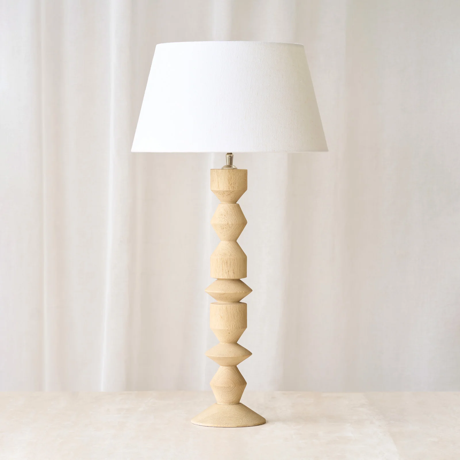Expertly Made Edie Table Lamp Natural 59cm Responsible