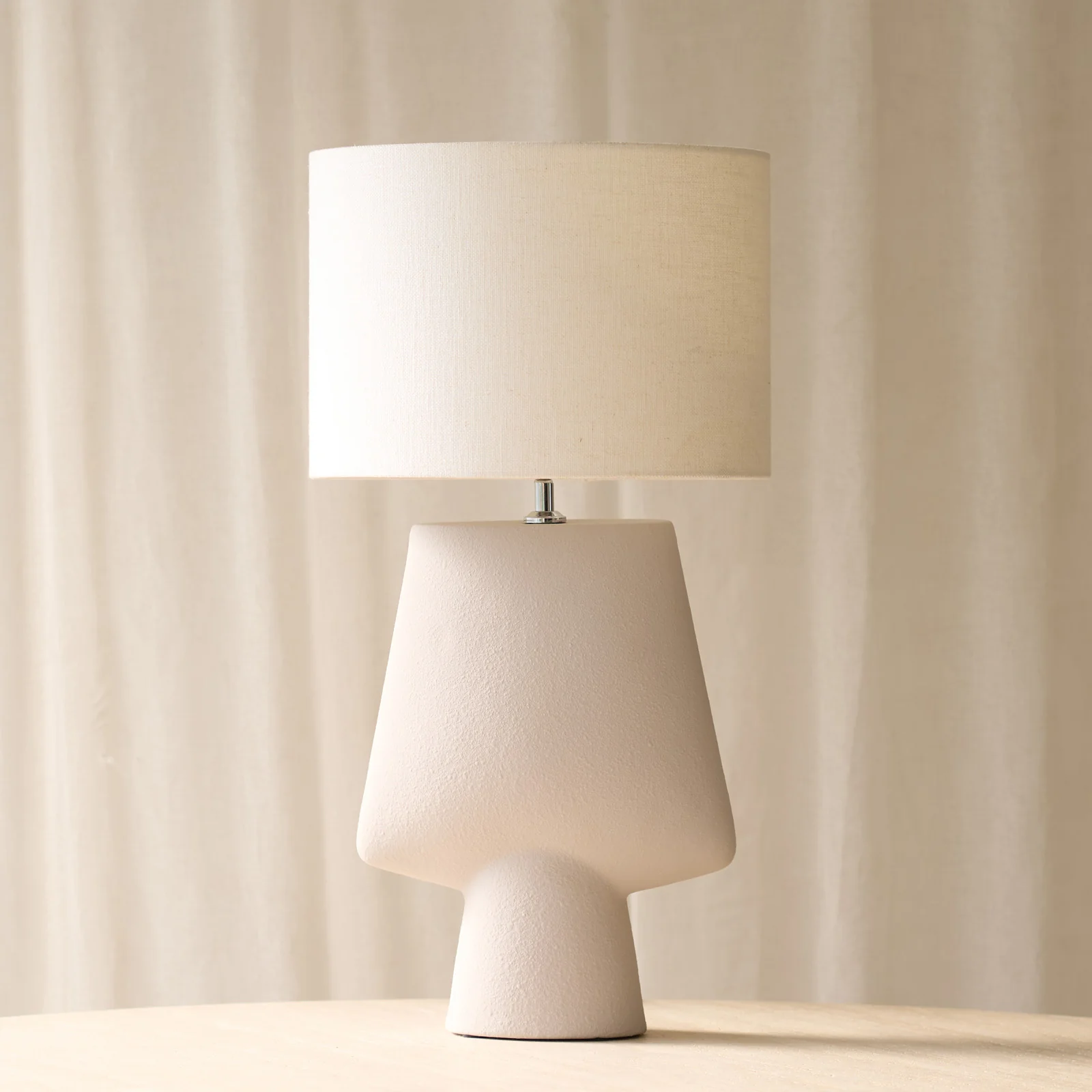 Superior Ciara Table Lamp Cream 51cm Premium