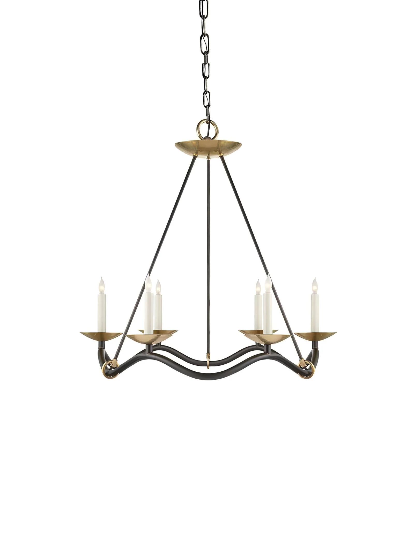 Comfortable Wavy Arm Candle Chandelier Healthy