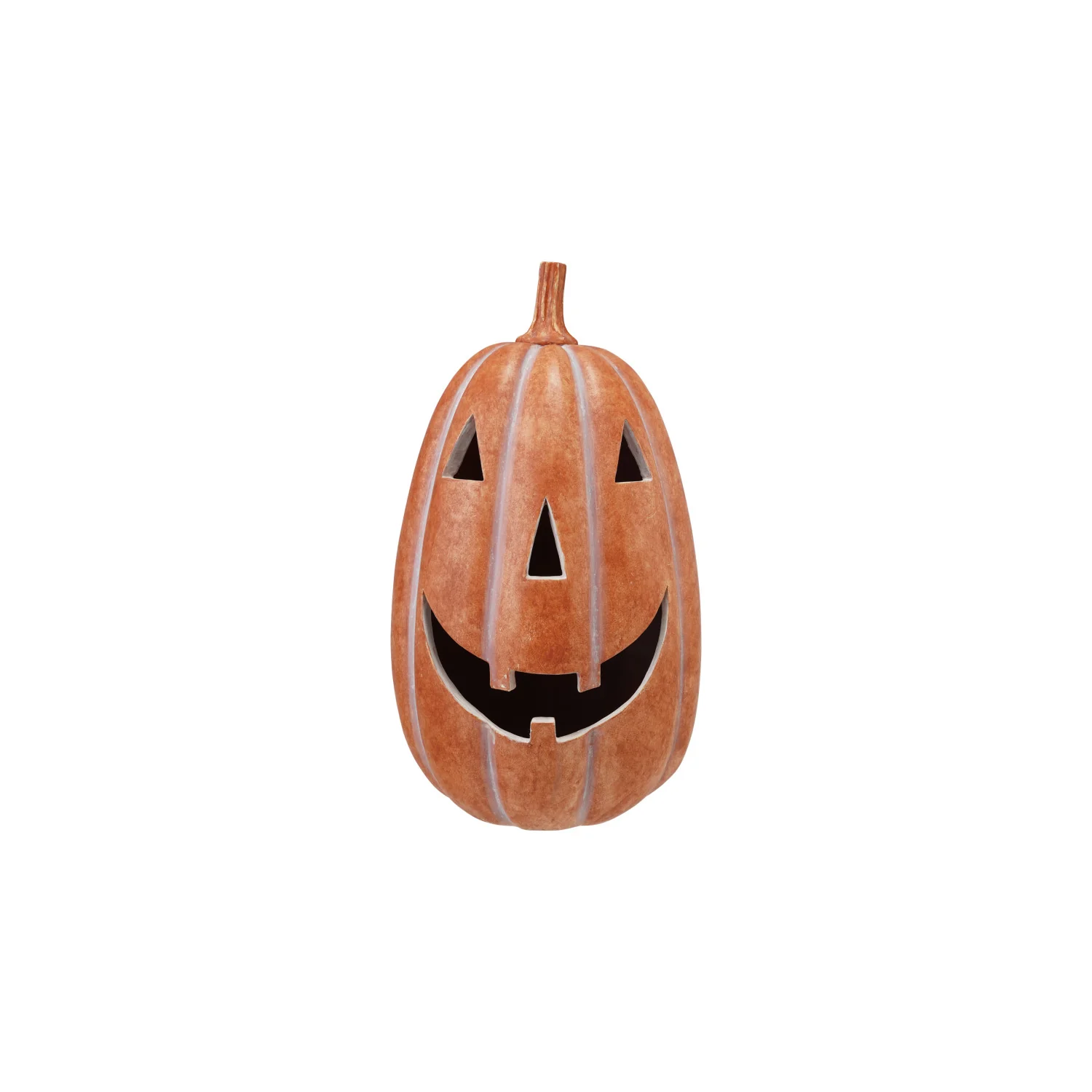 Detailed Lighted Resin Jack-O -Lantern Fine Crafted
