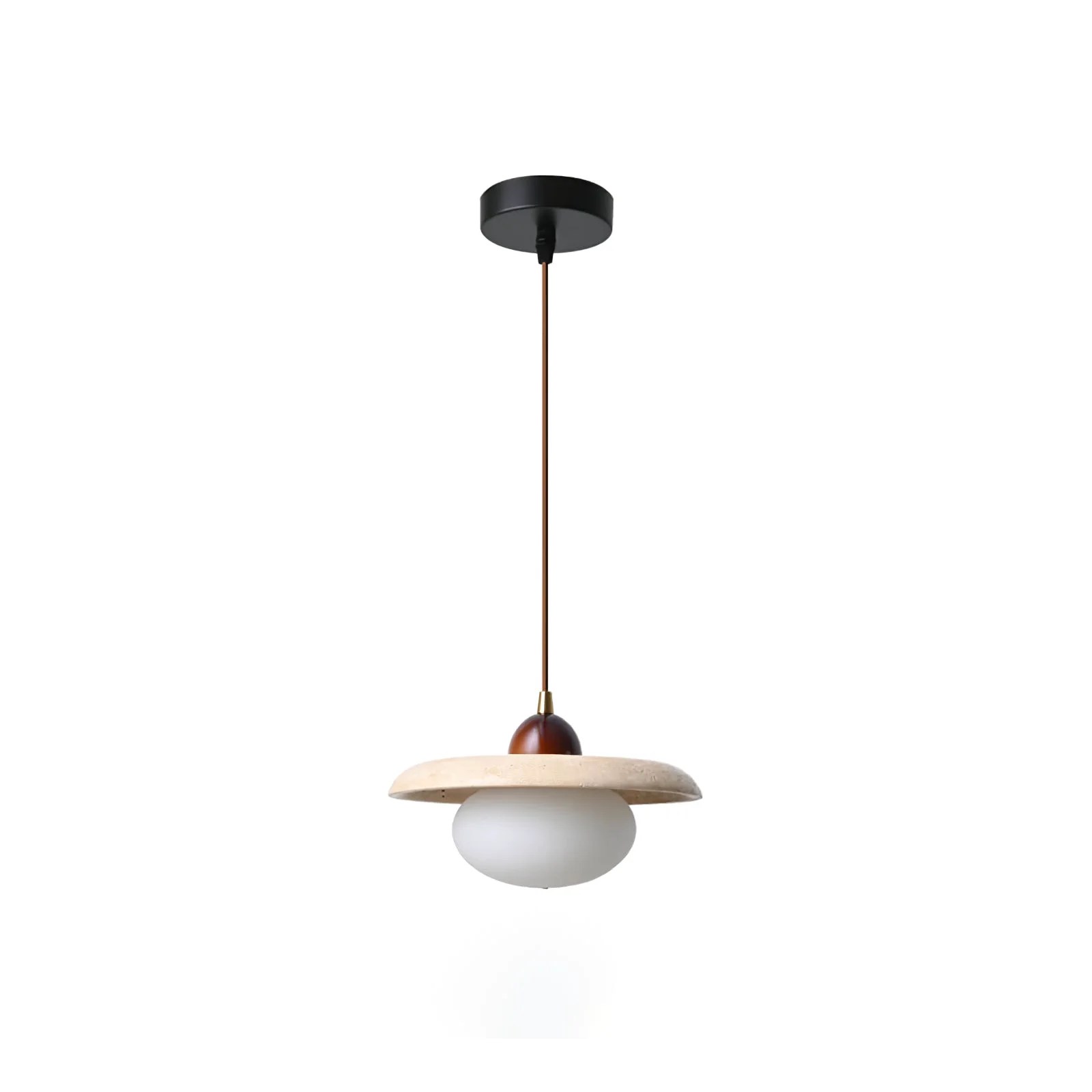 Trusted Wabi-Sabi Travertine Bedside Pendant Lamp Comfortable