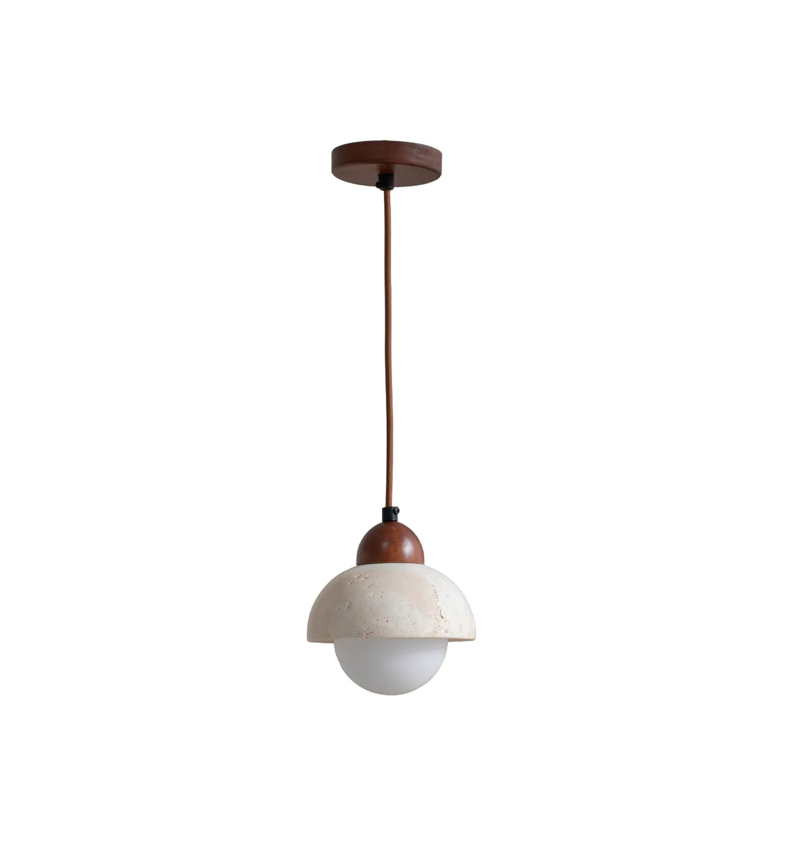 Top-Quality Wabi-Sabi Textured Stone Pendant Light Traditional