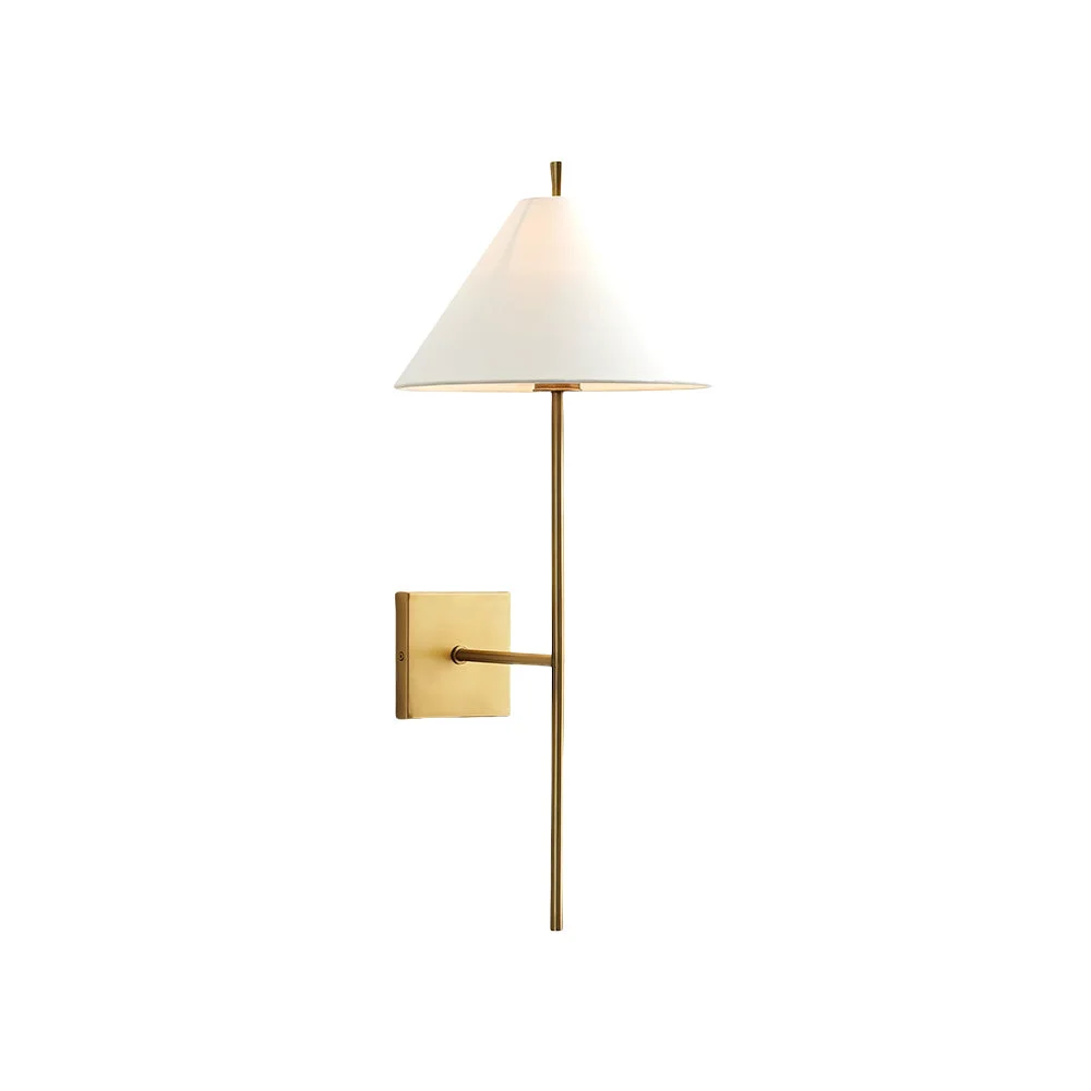 Secure Ellis Brass Wall Light Long-Lasting