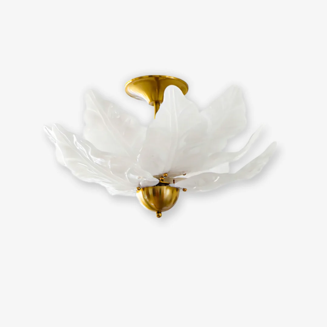 Classic French Leaf Ceiling Light Contemporary