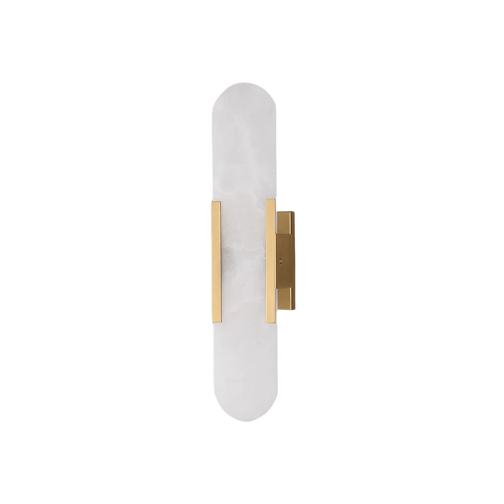 Quality Modern Vertical Alabaster Wall Sconce Efficient