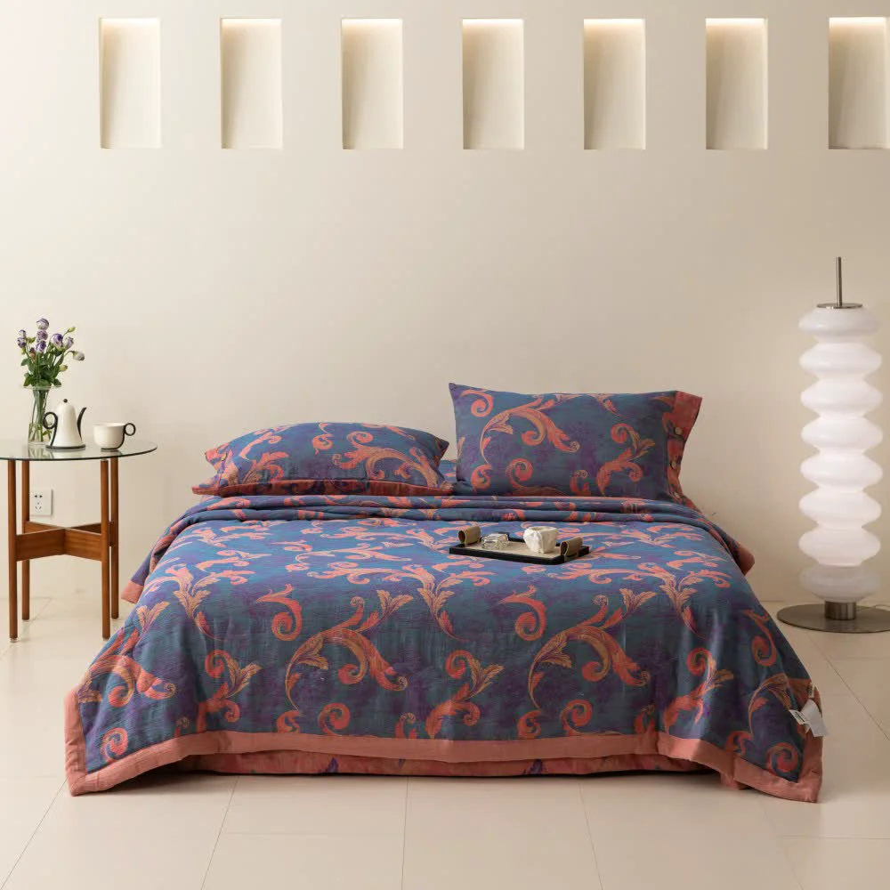 Unique Breathable Cotton Gauze Retro Comfy Bedding High-Performance