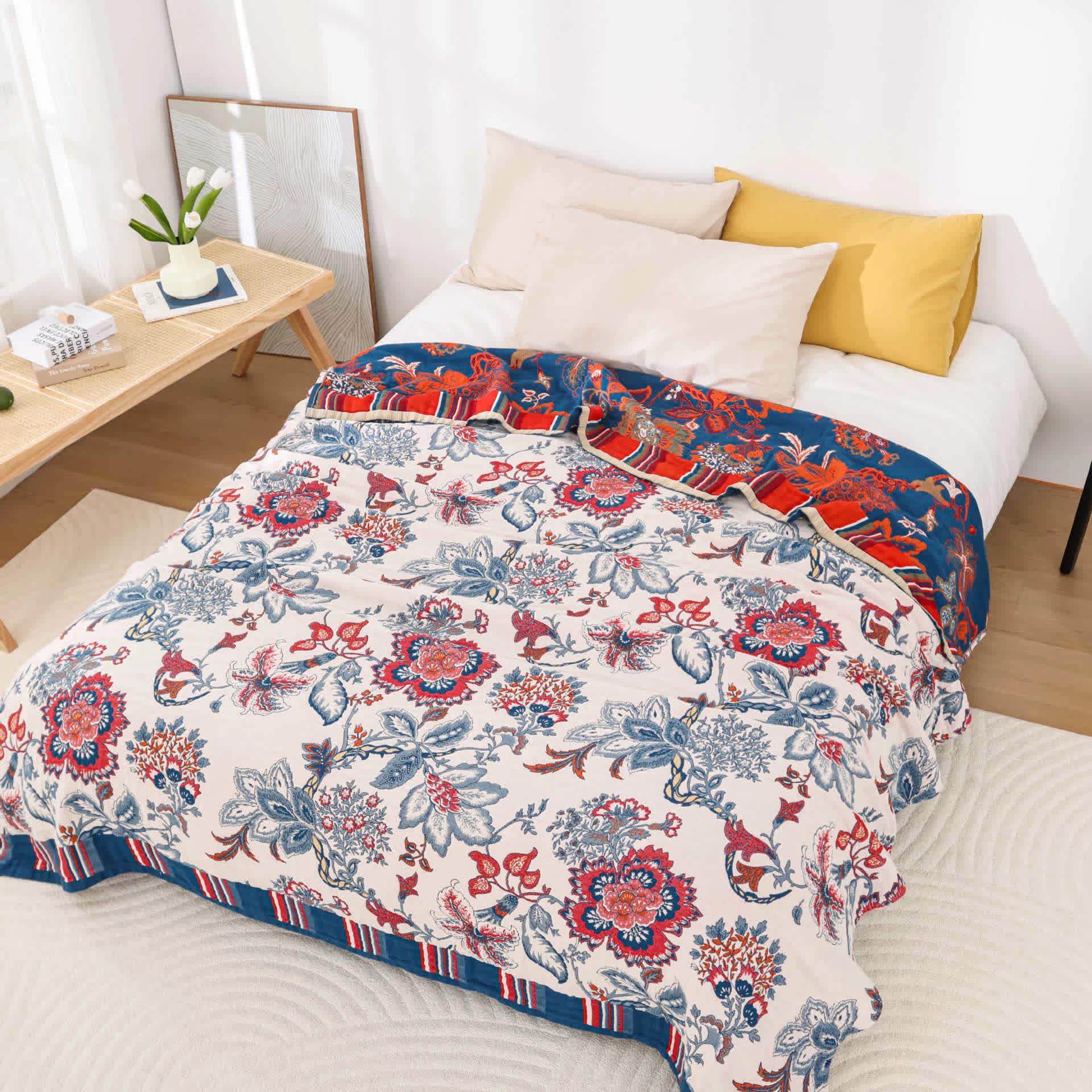 Effective Luxurious Rural Style Cotton Summer Quilt Dependable