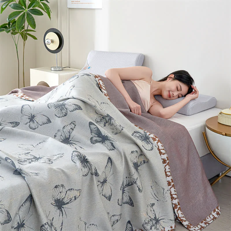 Solid Butterfly Lyocell Gauze Summer Breathable Quilt Quality