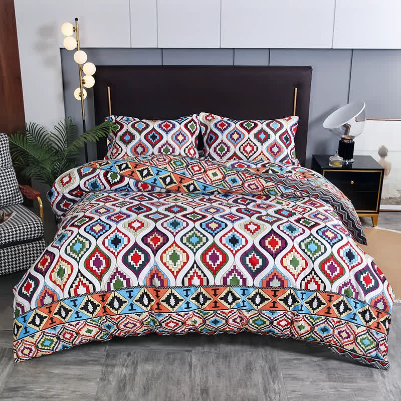 Next-Generation Exotic Bohemian Soft Bedding Set 3PCS Minimalist