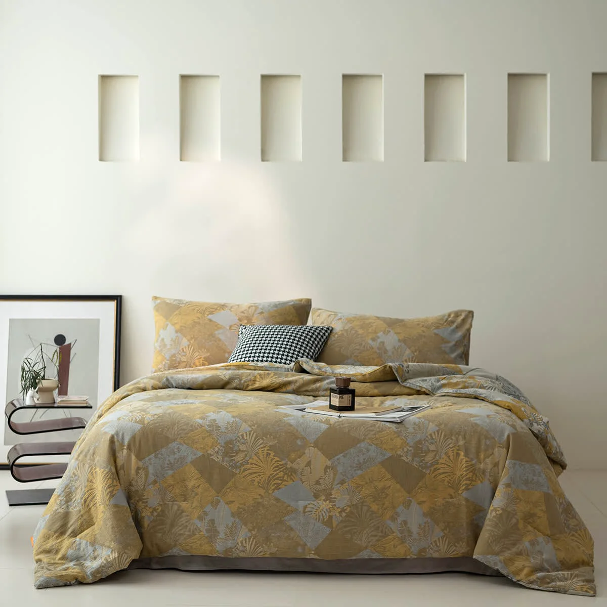Comfortable Luxurious Pastoral Cotton Gauze Bedding Optimized