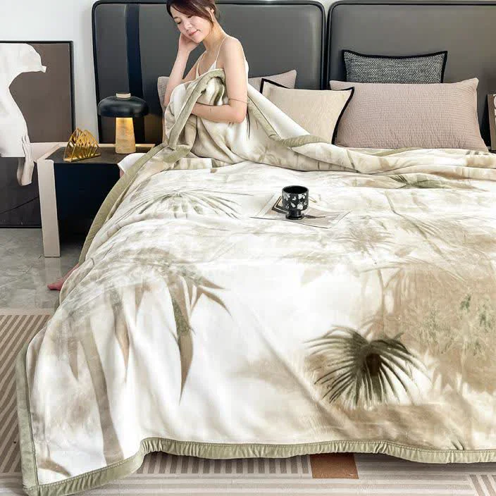 Responsible Rural Bamboo Reversible Flannel Blanket Relaxed