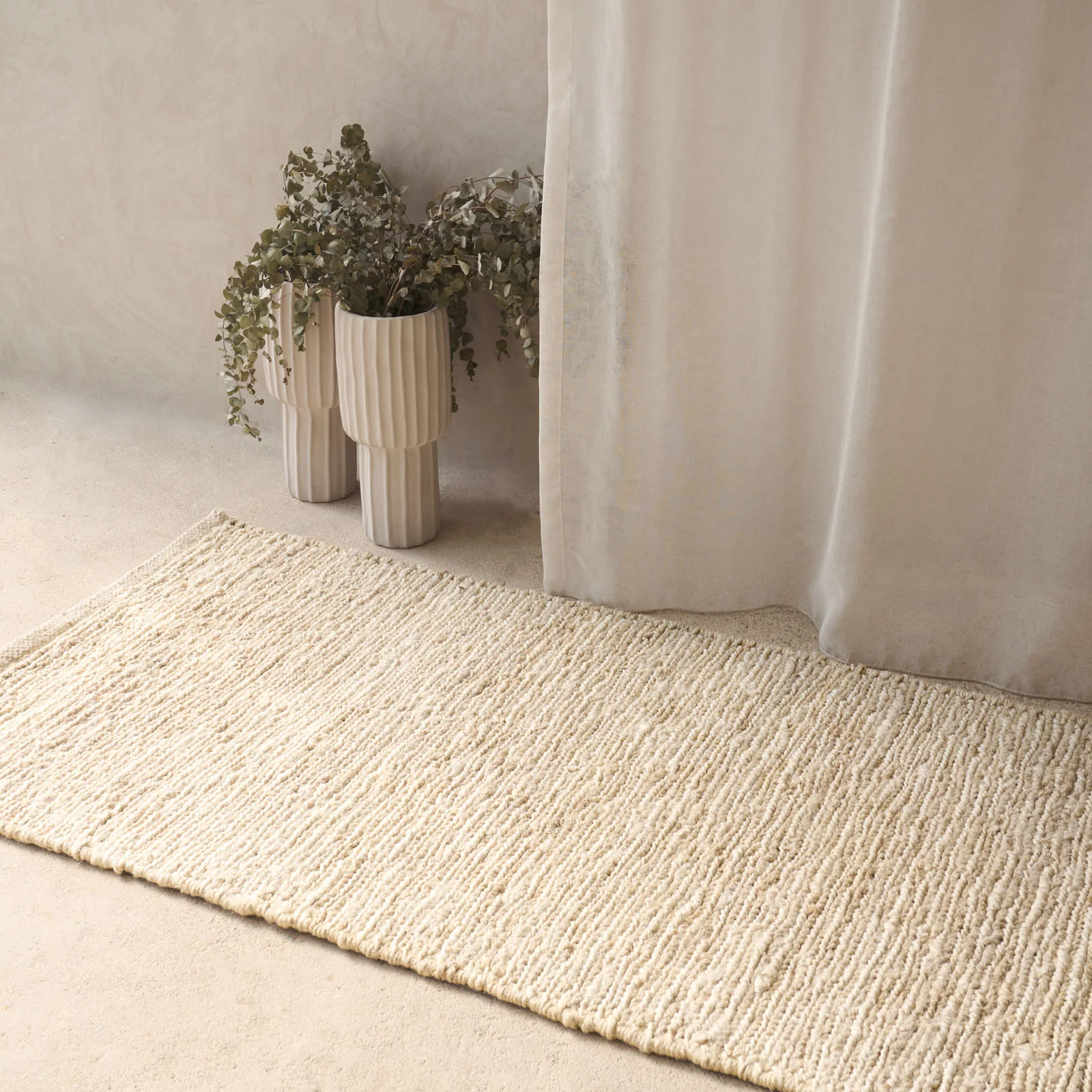Versatile Sumak Handwoven Runner Sand Prestigious