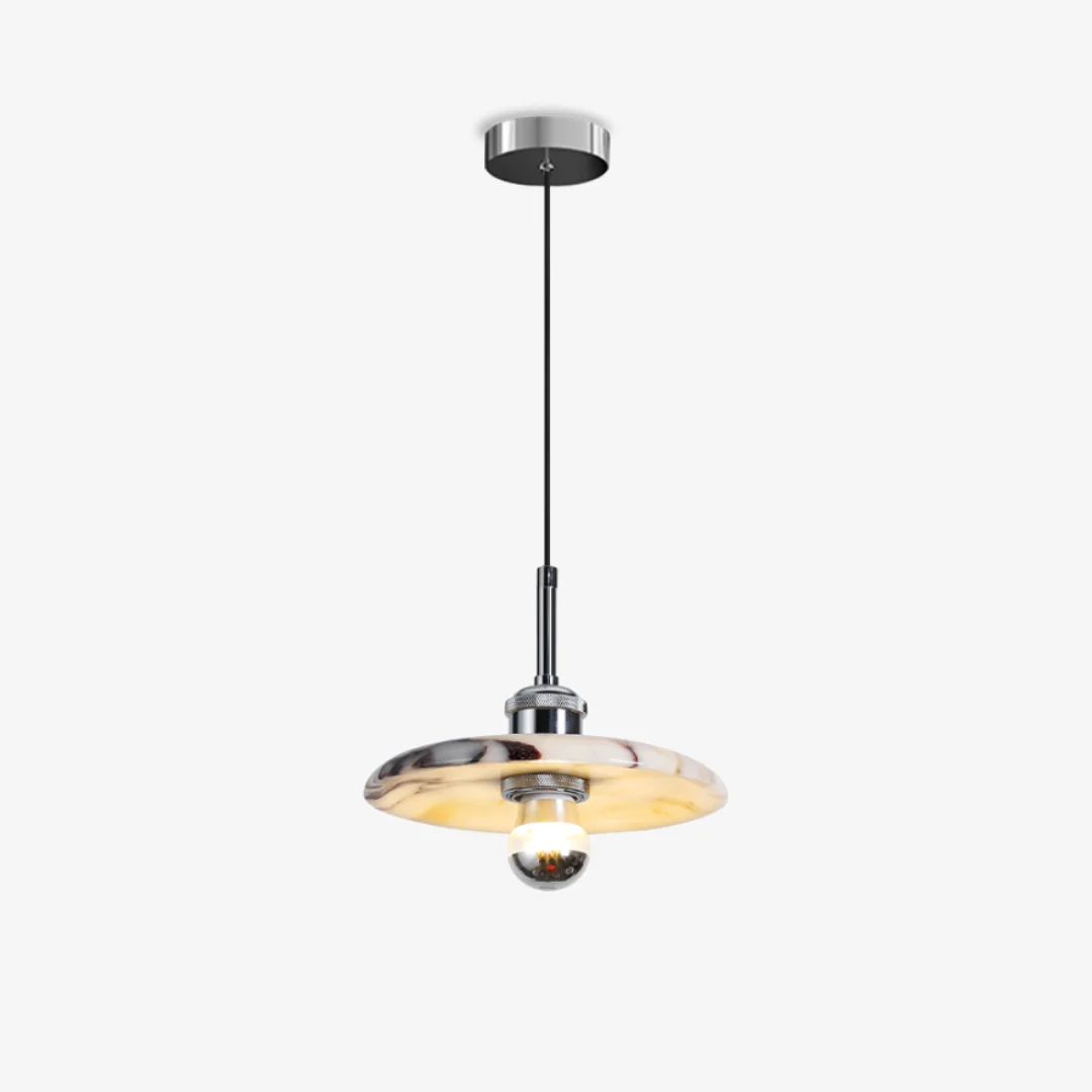 Genuine Zat Marble Pendant Lamp Green