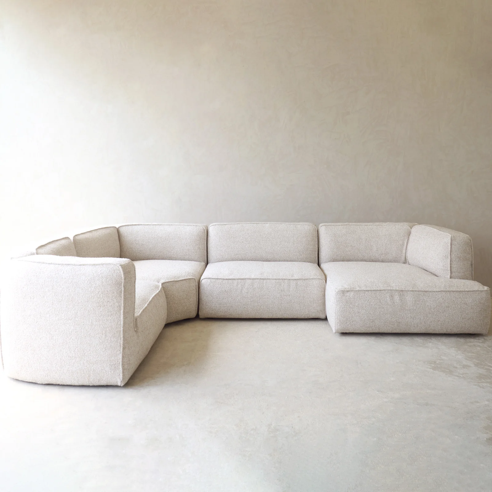 First-Class Fudge Modular Corner Sofa Porridge 324cm Superior