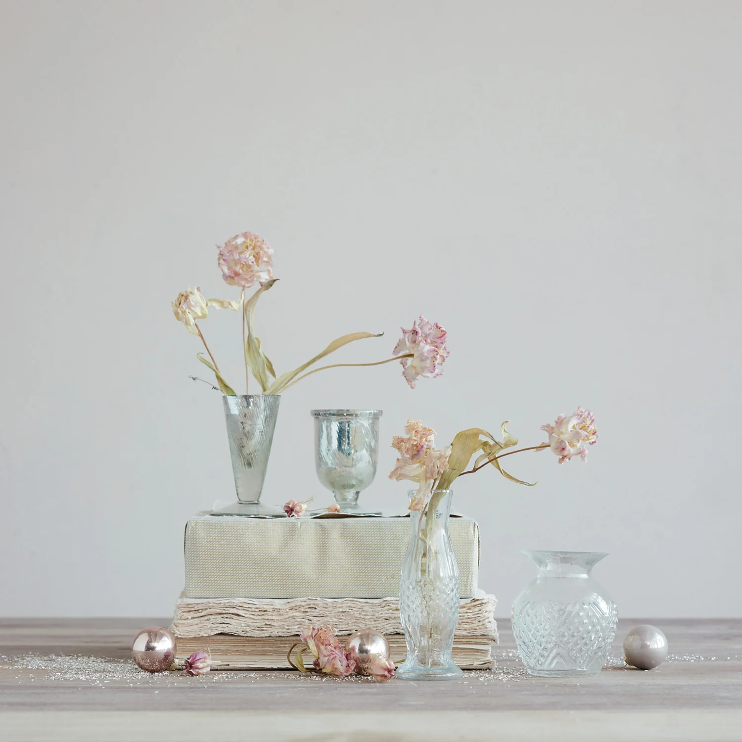 Minimalist Cut Glass Bud Vase Dependable