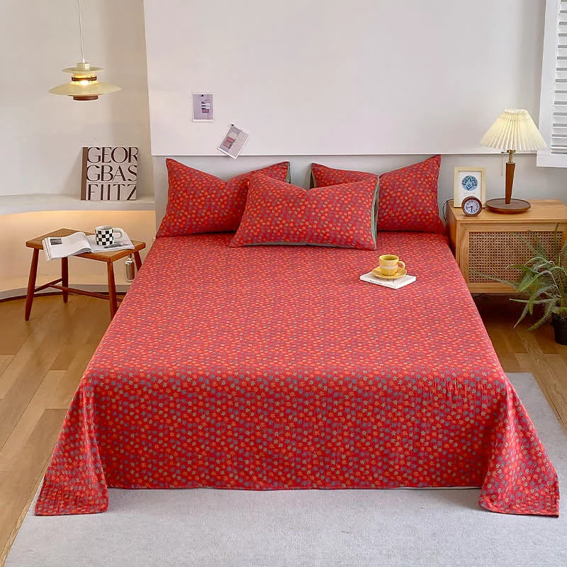 Eco-Friendly Double Layer Gauze Maple Leaf Sheet High-Quality
