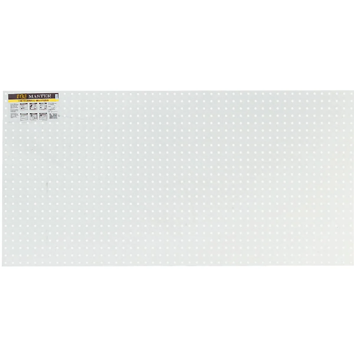 Premium Pegmaster 2 Ft. x 4 Ft. x 1 4 In. White Plastic Pegboard Official