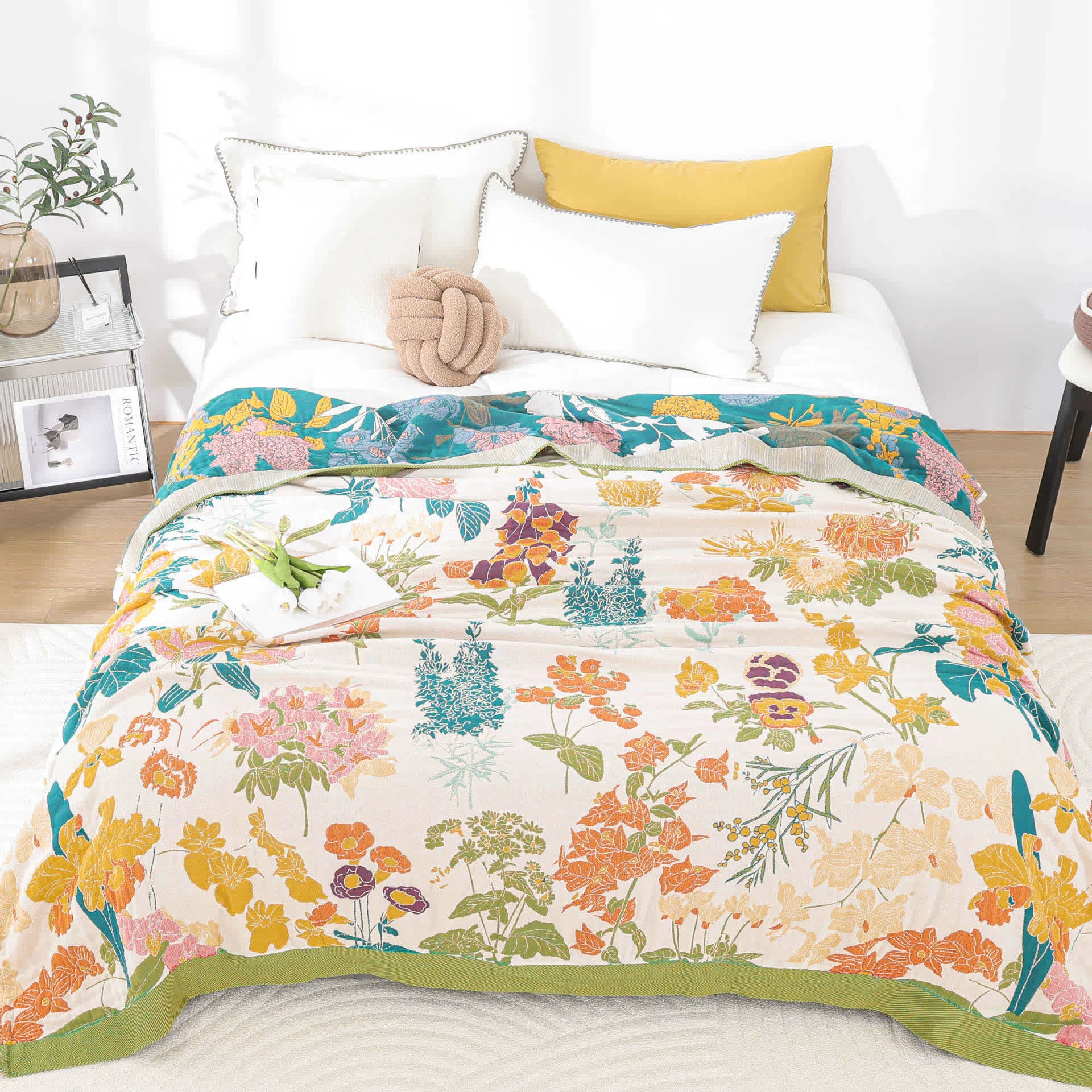 Dependable Breathable Cotton Gauze Pastoral Lightweight Quilt World-Class
