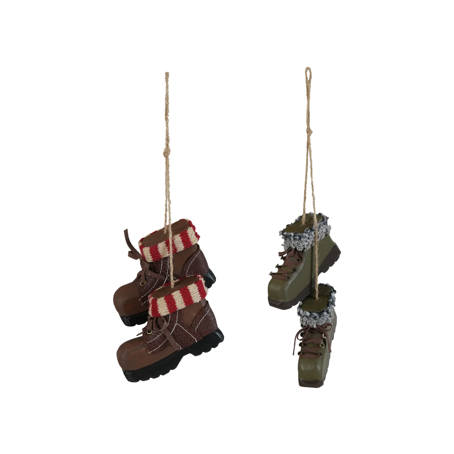 Reliable Hiking Boots Christmas Ornament Smooth