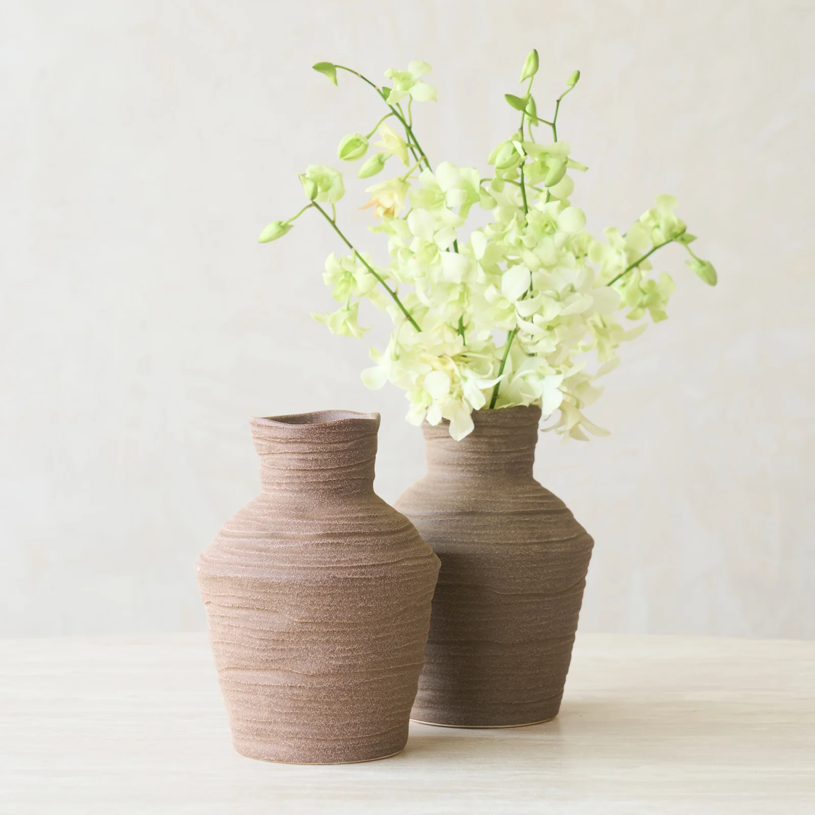 Pure Greccio Vase Brown Next-Generation