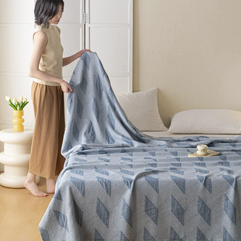 Lightweight Neutral Style Pure Cotton Summer Quilt Exclusive